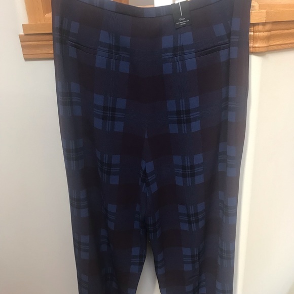 Aritzia Babaton size 10 plaid tartan like trousers! - Picture 2 of 7